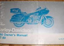 1980 Harley Davidson FLT-80 Owner's Manual