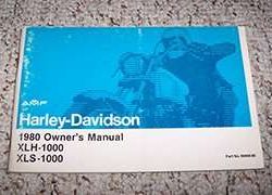 1980 Harley Davidson Sportster XLH-1000 & XLS-1000 Owner's Manual