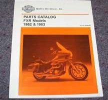 1982 Harley-Davidson FXR Models Parts Catalog