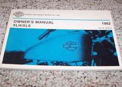 1982 Harley Davidson Sportster XLH & XLS Models Owner's Manual