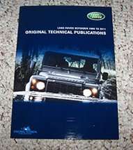 2008 Land Rover Defender Shop Service Repair Manual, Parts Catalog, Electrical Wiring Diagrams & Owner's Operator Manual User Guide DVD