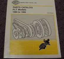1985 Harley Davidson Electra Glide FLT Models Parts Catalog