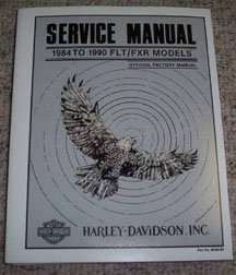 1986 Harley Davidson FXR Models Service Manual