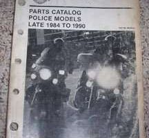 1986 Harley Davidson Police Models Parts Catalog