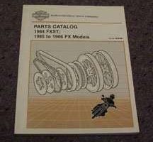 1986 Harley-Davidson FX Models Parts Catalog
