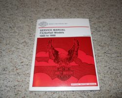 1986 Harley-Davidson Softail Models Shop Service Repair Manual