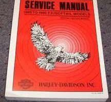 1989 Harley-Davidson FX/Softail Models Motorcycle Service Manual