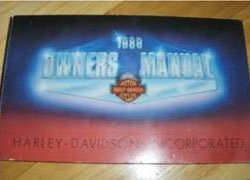 1989 Harley Davidson Softail Models Owner's Manual