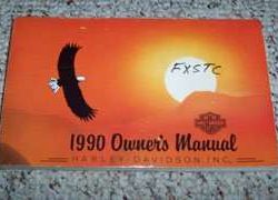 1990 Harley Davidson Electra Glide Touring Models Owner's Manual