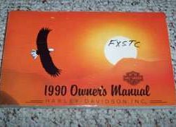 1990 Harley Davidson FXR Models Owner's Manual