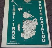 1992 Harley-Davidson FLT Models 1340 Models Parts Catalog