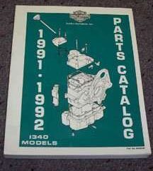 1991 Harley-Davidson Dyna Models 1340 Models Parts Catalog