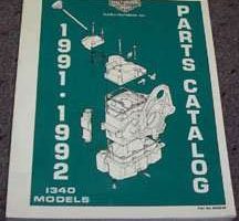 1991 Harley-Davidson FXR Models 1340 Models Parts Catalog Manual