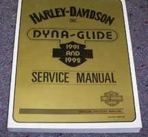 1992 Harley-Davidson Dyna Glide Models Service Manual