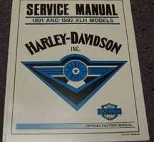 1992 Harley-Davidson XLH Models Service Manual