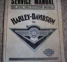 1991 Harley Davidson FLT & FXR Models Service Manual