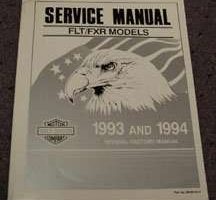1993 Harley Davidson Electra Glide FLT & FXR Models Service Manual