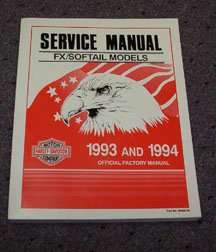 1993 Harley-Davidson Softail Models Shop Service Repair Manual