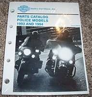 1994 Harley Davidson Police Models Parts Catalog