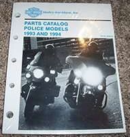 1993 Harley Davidson Police Models Parts Catalog