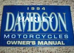 1994 Harley Davidson Touring Models Owner's Manual