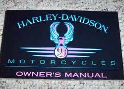 1995 Harley Davidson Electra Glide Touring Models Owner's Manual