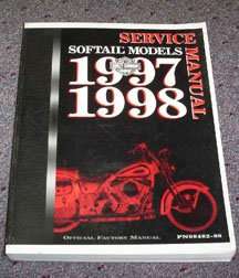 1998 Harley-Davidson Softail Models Shop Service Repair Manual