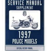 1997 Harley Davidson Police Models Service Manual Supplement