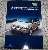 2009 Land Rover LR2 Shop Service Repair Manual, Parts Catalog, Electrical Wiring Diagrams & Owner's Operator Manual User Guide DVD