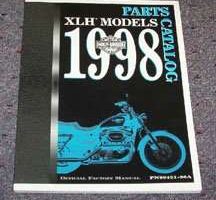 1998 Harley-Davidson XLH Models Parts Catalog