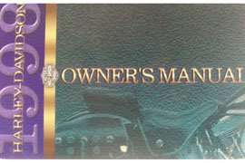 1998 Harley Davidson Softail Models Owner's Manual