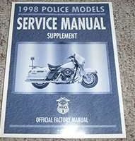 1998 Harley Davidson Police Models Service Manual Supplement