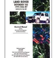 2002 Land Rover Defender Electrical Wiring Manual
