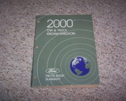 2000 Ford F-250 Truck Engine/Emissions Facts Book Summary