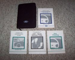 2000 Ford F-250 Super Duty Truck Owner's Manual Set