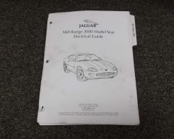 2000 Jaguar XK8 & XKR Electrical Wiring Circuit Diagrams Manual