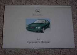 2000 Mercedes Benz CL500 CL600 CL55 AMG CL-Class Owner's Operator Manual User Guide