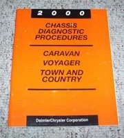 2000 Chrysler Town & Country Chassis Diagnostic Procedures Manual