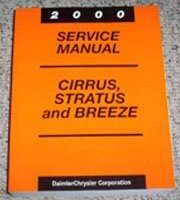 2000 Chrysler Cirrus Shop Service Repair Manual