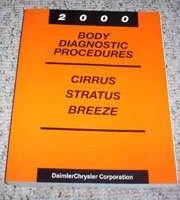 2000 Chrysler Cirrus Body Diagnostic Procedures Manual