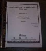 2000 Dodge Intrepid Mopar Parts Catalog Manual Binder