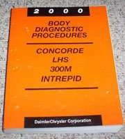 2000 Chrysler Concorde, LHS & 300M Body Diagnostic Procedures Manual
