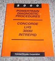 2000 Chrysler Concorde, LHS & 300M Powertrain Diagnostic Procedures Manual