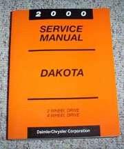 2000 Dodge Dakota Shop Service Repair Manual