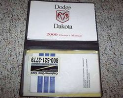 2000 Dodge Dakota Owner's Operator Manual User Guide Set