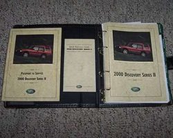 2000 Land Rover Discovery II Owner's Operator Manual User Guide Set