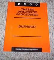 2000 Dodge Durango Chassis Diagnostic Procedures