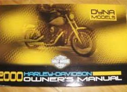 2000 Harley Davidson Dyna Models Owner's Manual