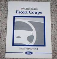 2000 Ford Escort Coupe Owner's Manual