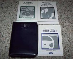 2000 Ford Escort Coupe Owner's Manual Set
